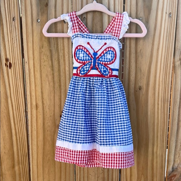 Blueberi Boulevard | Dresses | Blueberi Boulevard Red And Blue Gingham ...